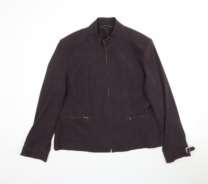 Mia Moda Womens Brown   Jacket  Size 20