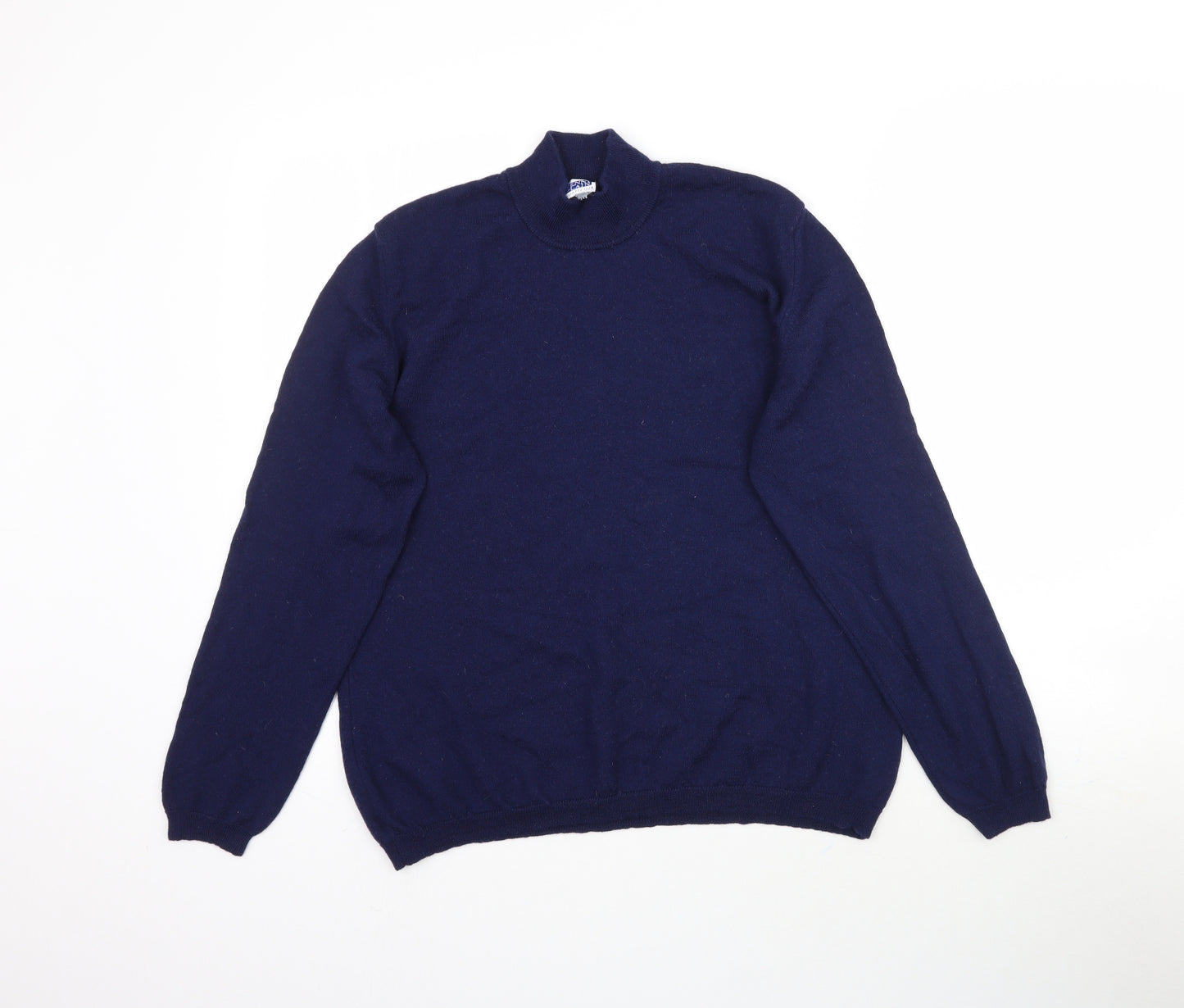 Penn Plain Womens Blue  Knit Pullover Jumper Size L