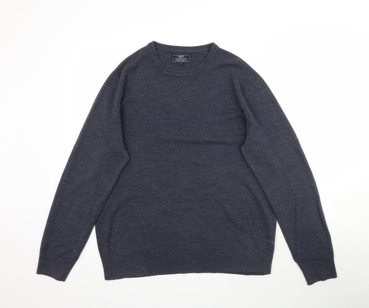 BHS Mens Grey  Knit Pullover Jumper Size L