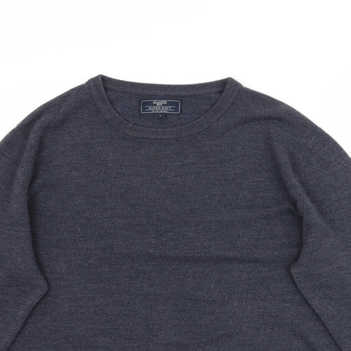 BHS Mens Grey  Knit Pullover Jumper Size L