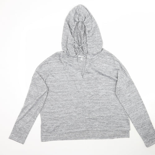 Papaya Womens Grey  Knit Pullover Jumper Size M