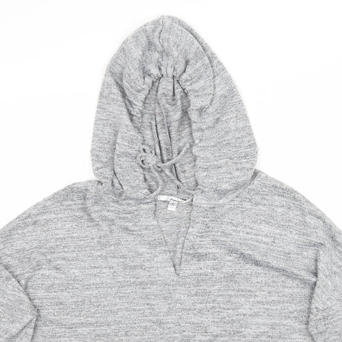 Papaya Womens Grey  Knit Pullover Jumper Size M
