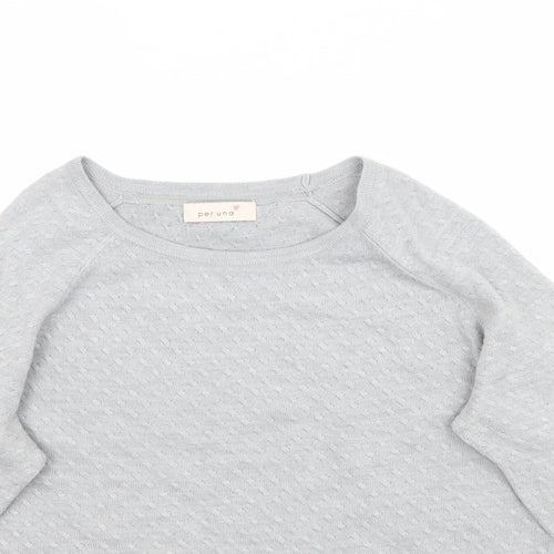 Marks and Spencer Womens Grey  Knit Pullover Jumper Size 14