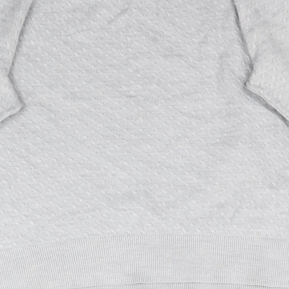 Marks and Spencer Womens Grey  Knit Pullover Jumper Size 14