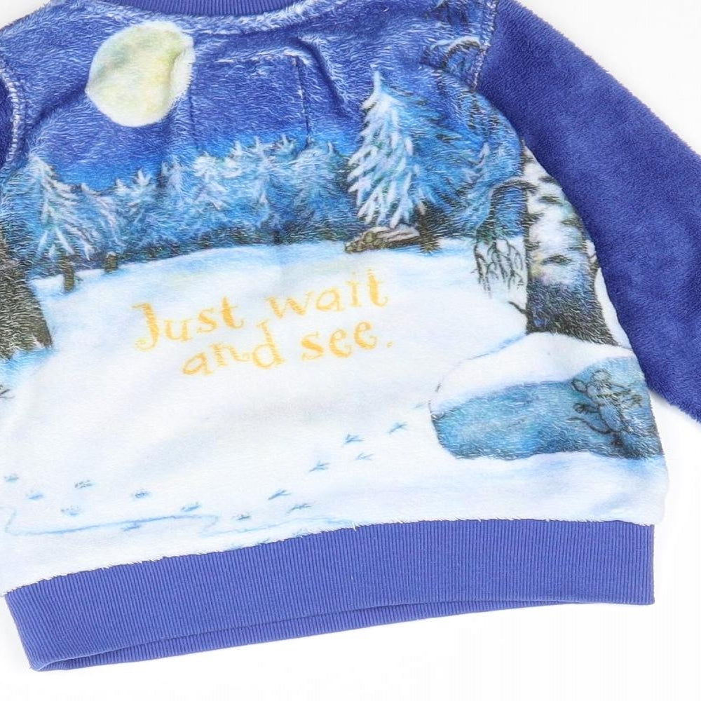 TU Boys Blue    Pyjama Top Size 2-3 Years  - Fluffy Gruffalo