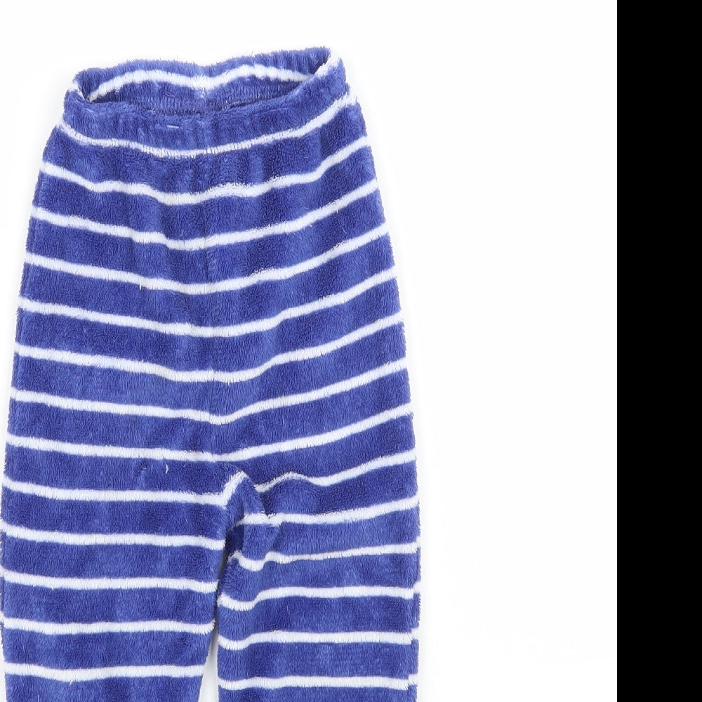 TU Boys Blue Striped   Pyjama Pants Size 2-3 Years  - Fluffy Gruffalo