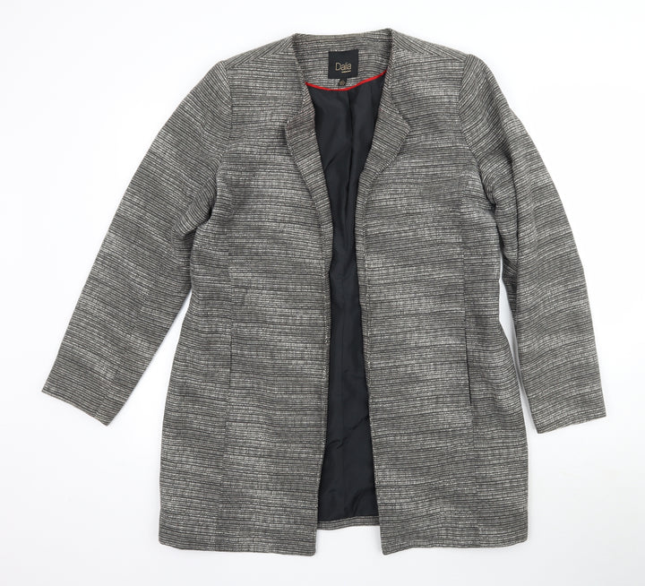 Dalia Womens Grey   Jacket Blazer Size L