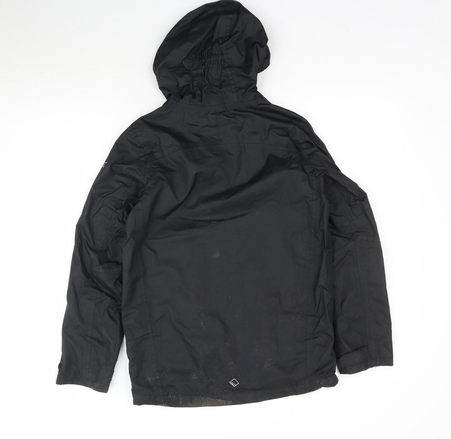 Regatta Boys Black   Rain Coat Coat Size 11-12 Years