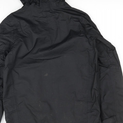 Regatta Boys Black   Rain Coat Coat Size 11-12 Years