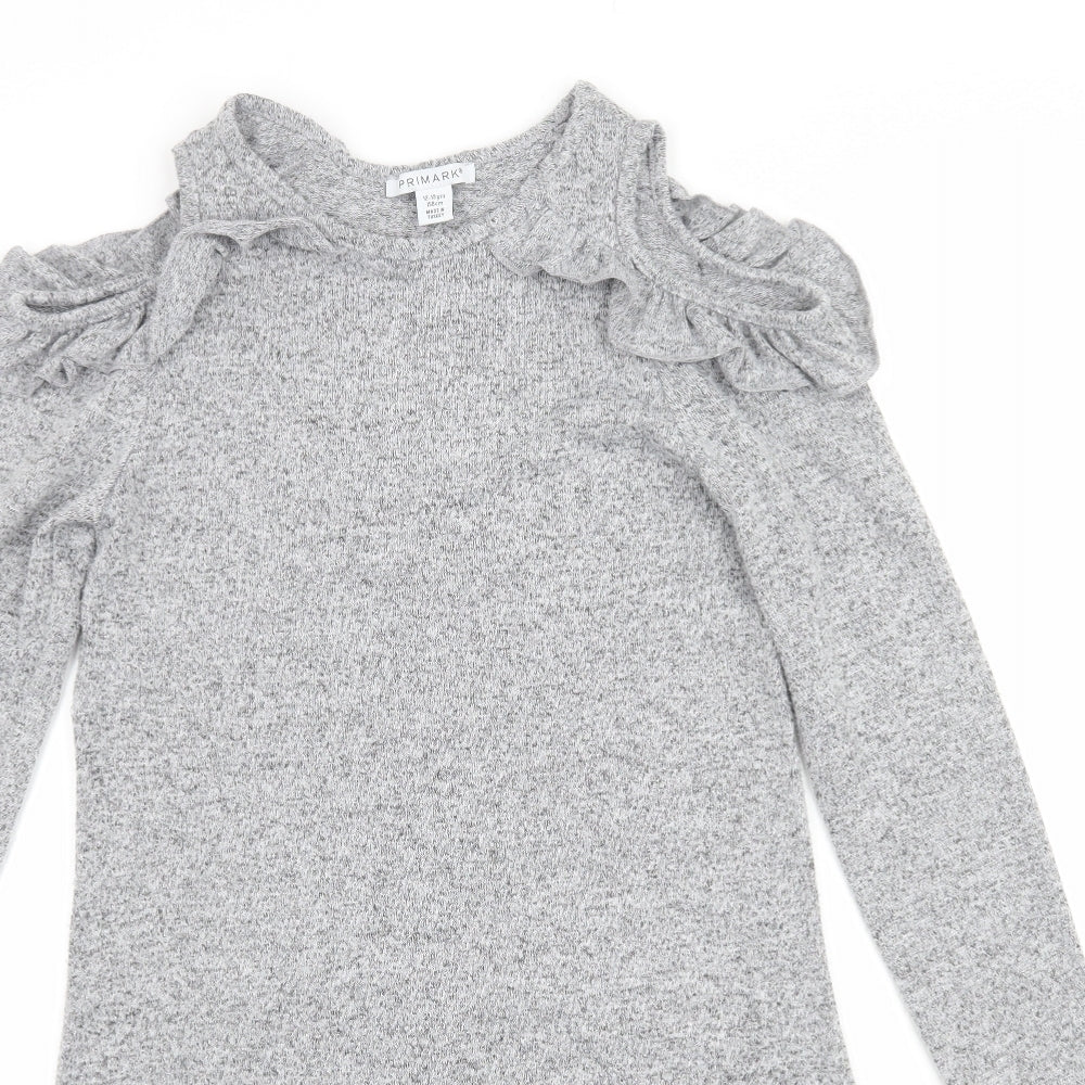Primark Girls Grey   Mini  Size 12-13 Years  - Shoulder cut out