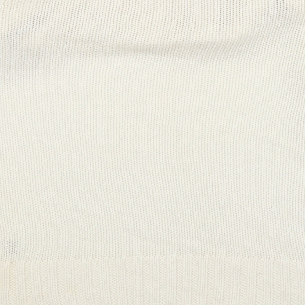 Jane Norman Womens White   Cardigan Jumper Size 14