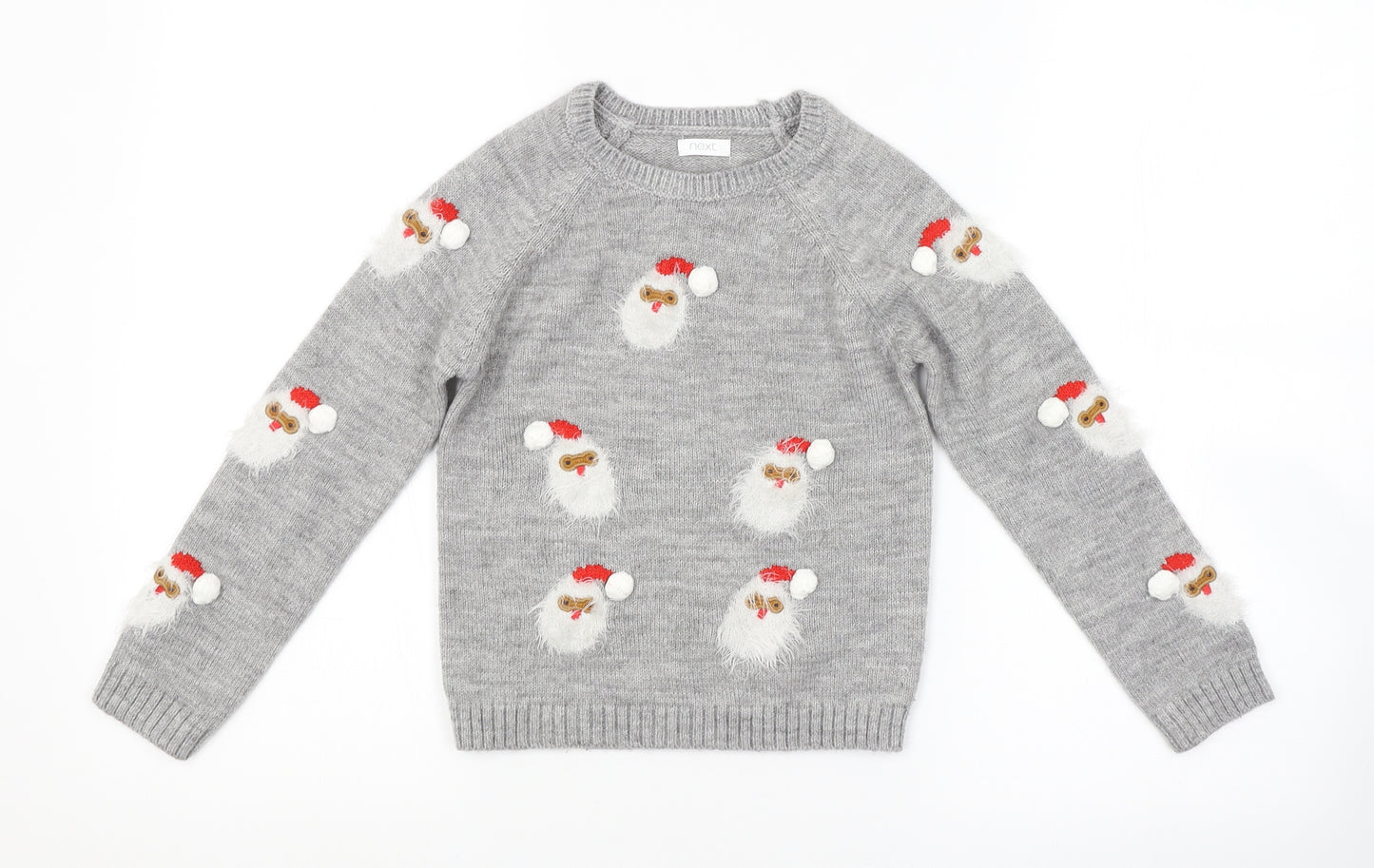 NEXT Boys Grey   Pullover Jumper Size 6 Years  - CHRISTMAS