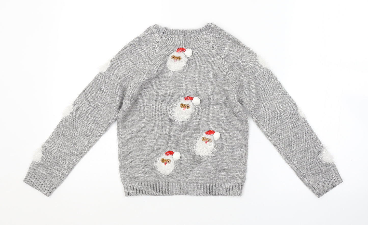 NEXT Boys Grey   Pullover Jumper Size 6 Years  - CHRISTMAS