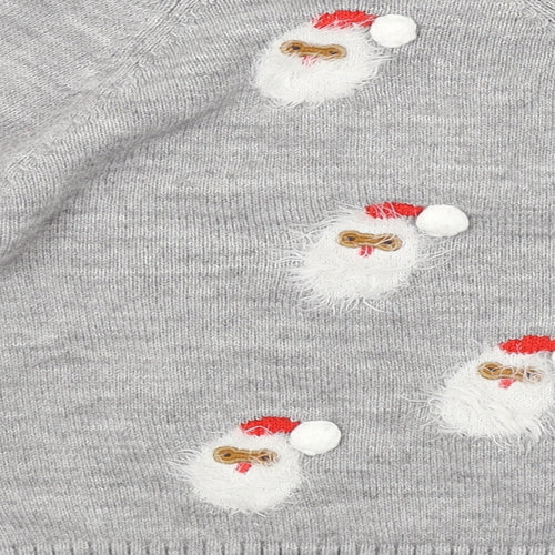 NEXT Boys Grey   Pullover Jumper Size 6 Years  - CHRISTMAS