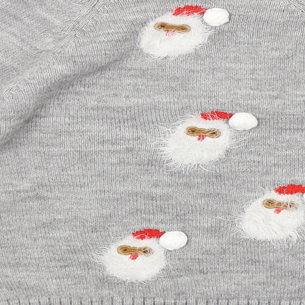 NEXT Boys Grey   Pullover Jumper Size 6 Years  - CHRISTMAS