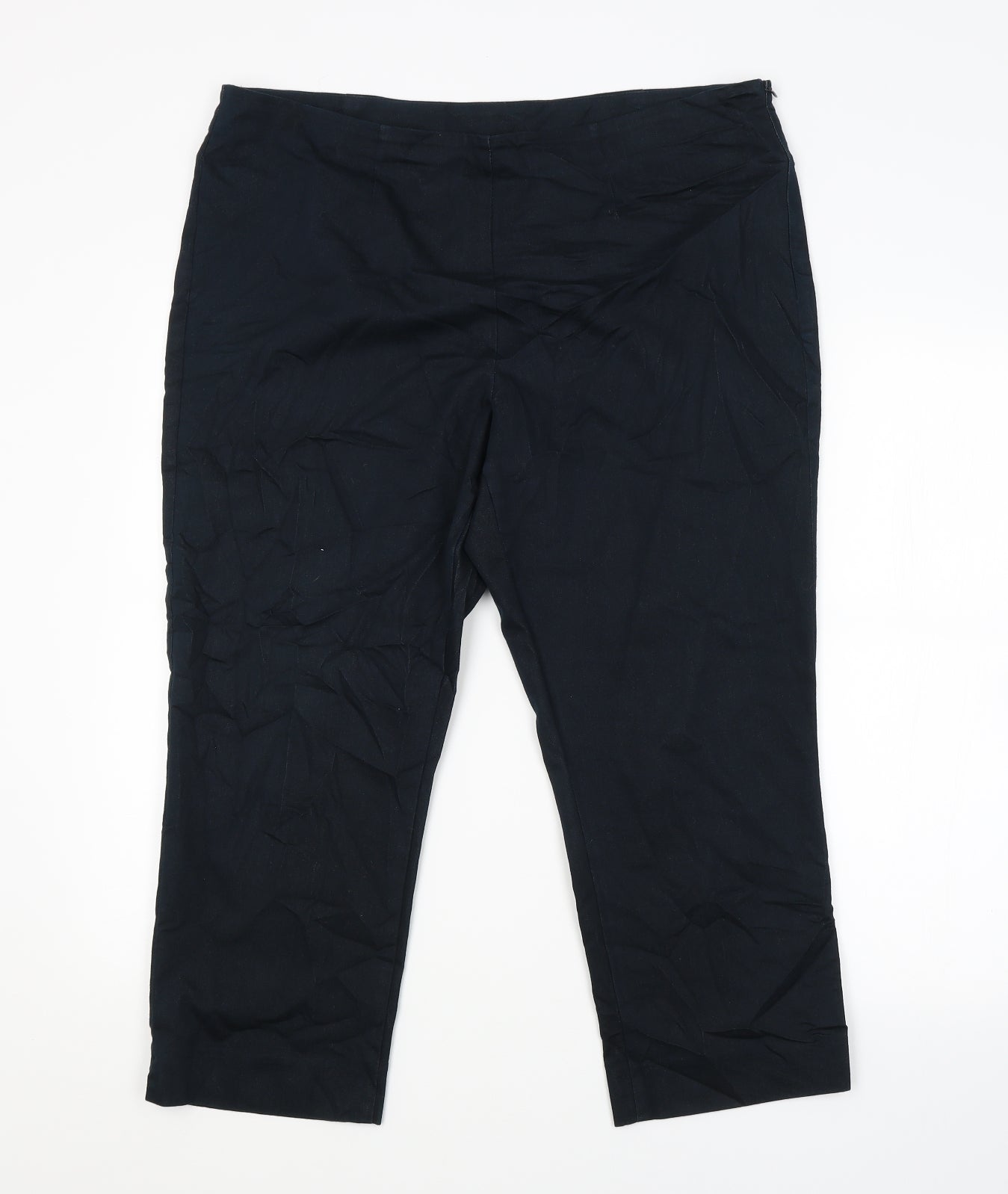 M&S Womens Blue   Trousers  Size 18 L24 in