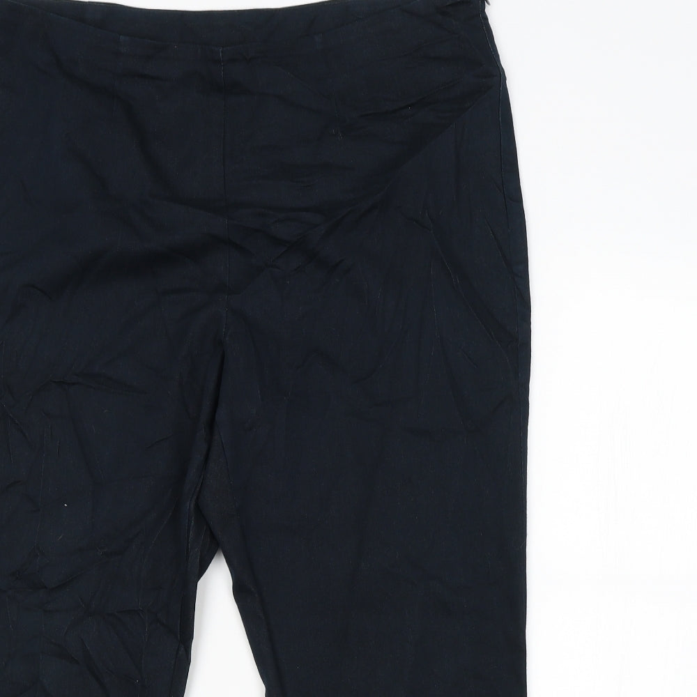M&S Womens Blue   Trousers  Size 18 L24 in