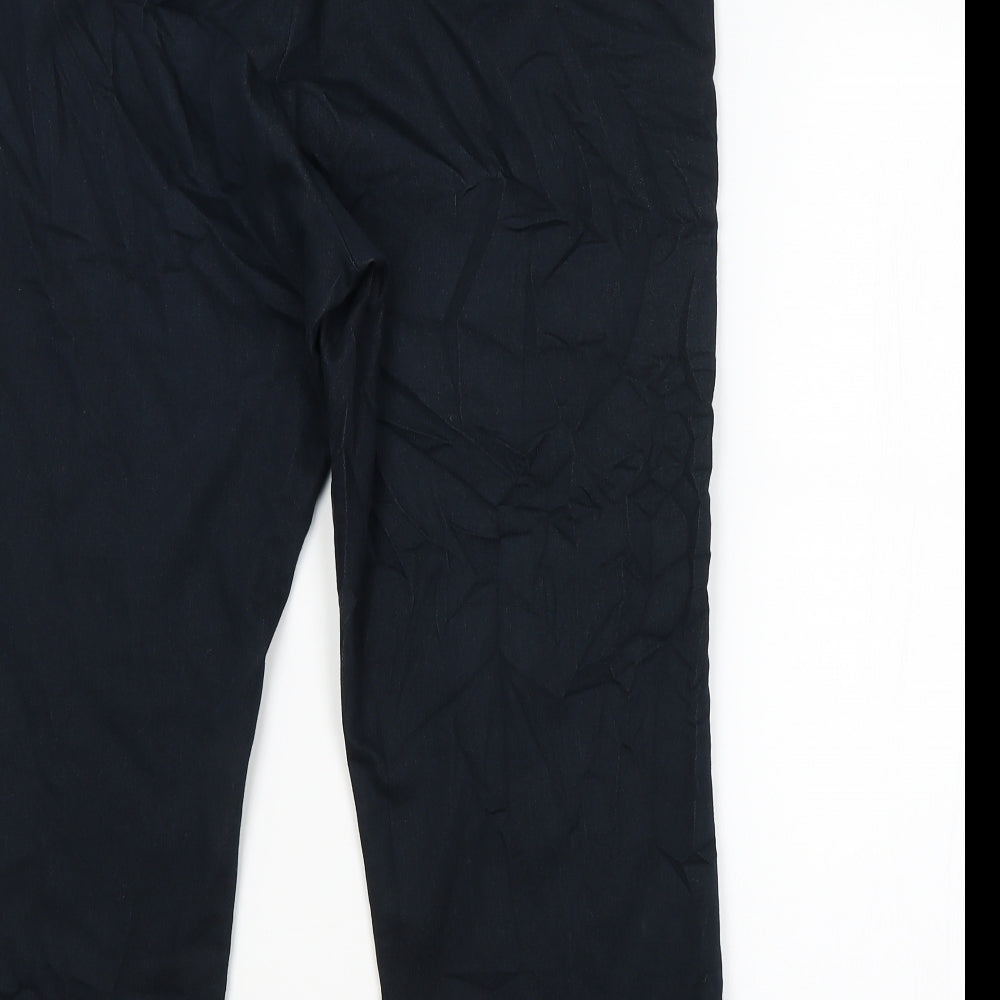 M&S Womens Blue   Trousers  Size 18 L24 in