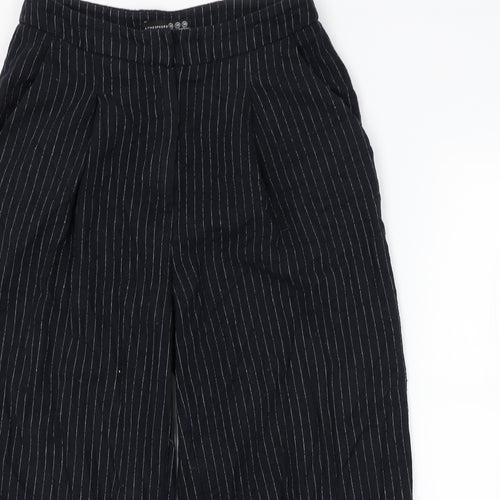 Atmosphere Womens Blue Striped  Trousers  Size 10 L20 in