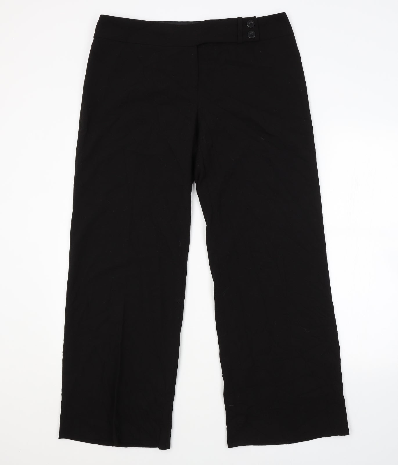 Betty Jackson Womens Black   Trousers  Size 14 L29 in