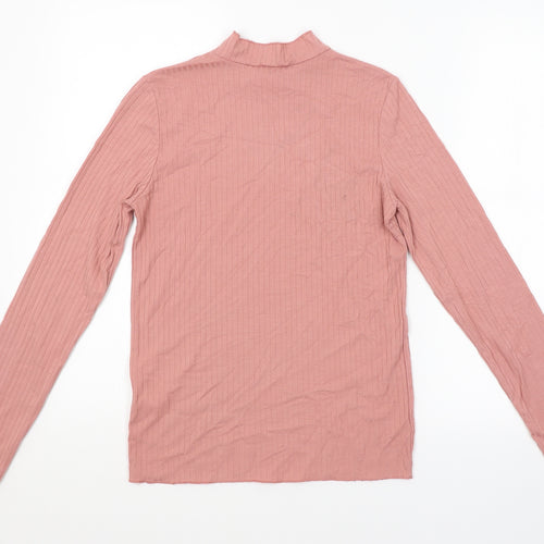 Red Herring Womens Pink Striped  Pullover Jumper Size 8