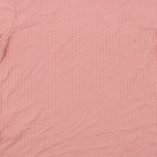 Red Herring Womens Pink Striped  Pullover Jumper Size 8