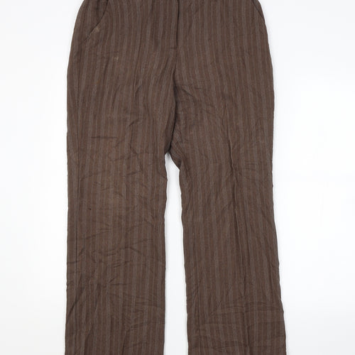 BM Womens Brown   Trousers  Size 12 L27 in