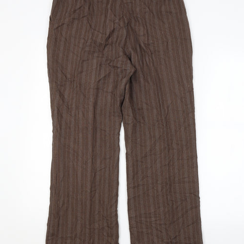 BM Womens Brown   Trousers  Size 12 L27 in