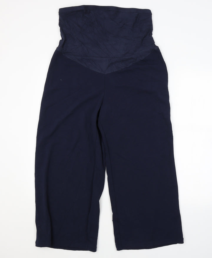 H&M Womens Blue   Trousers  Size L L26 in - MATERNITY