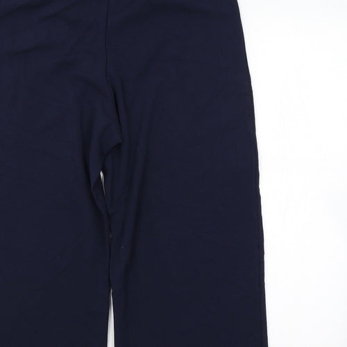 H&M Womens Blue   Trousers  Size L L26 in - MATERNITY