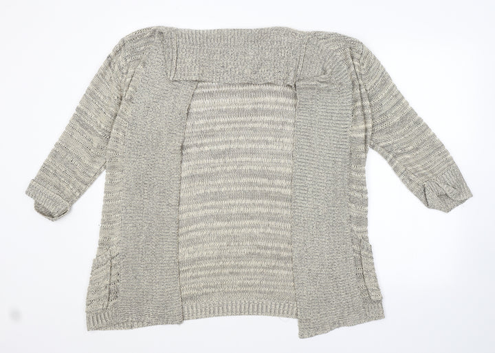 Atmosphere Womens Beige Cardigan Jumper Size 14