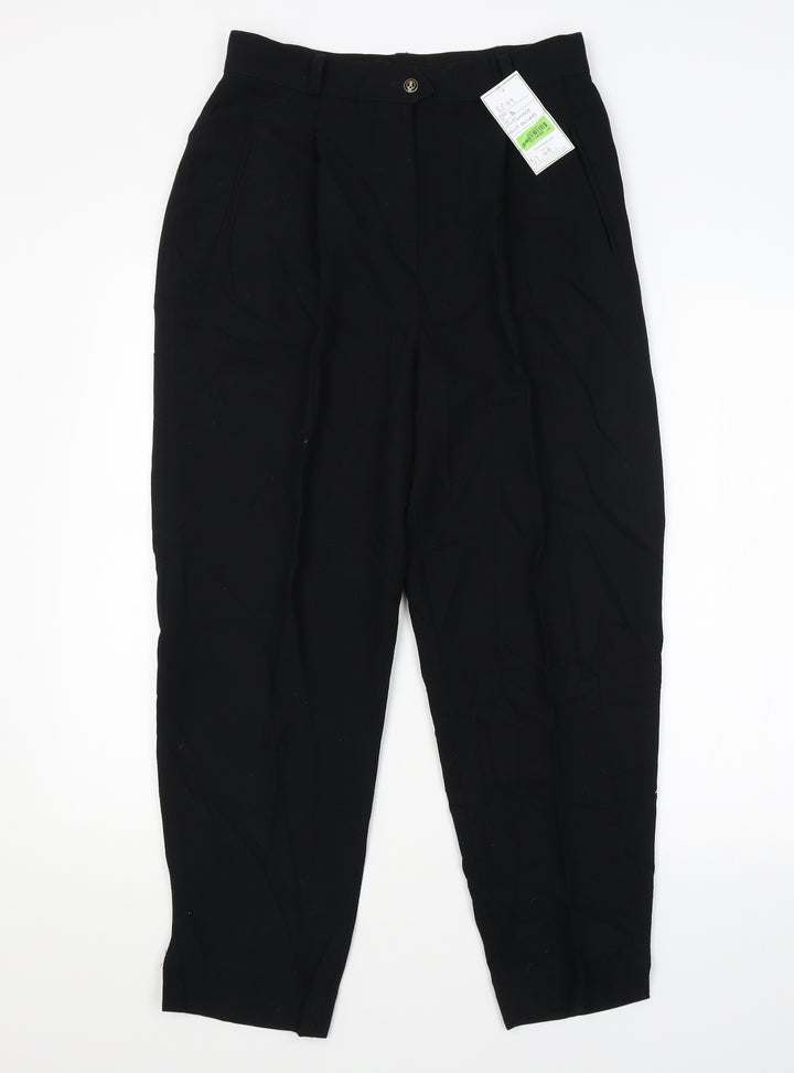 Hamells Womens Black   Trousers  Size 14 L26 in