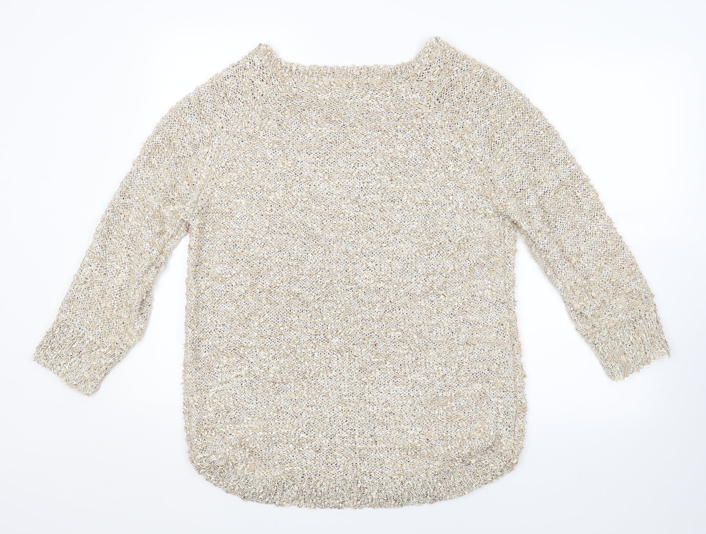 BM Womens Gold   Pullover Jumper Size M
