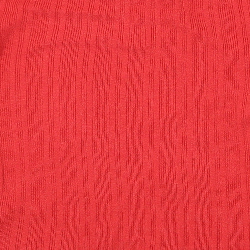 Primark Womens Red Striped  Pullover Jumper Size 14