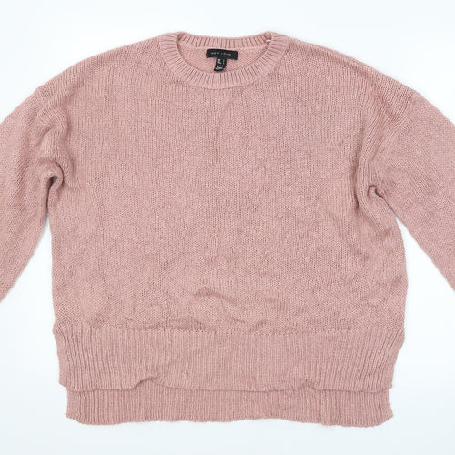 New Look Womens Pink   Pullover Jumper Size L