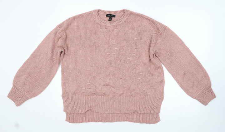 New Look Womens Pink Pullover Jumper Size L