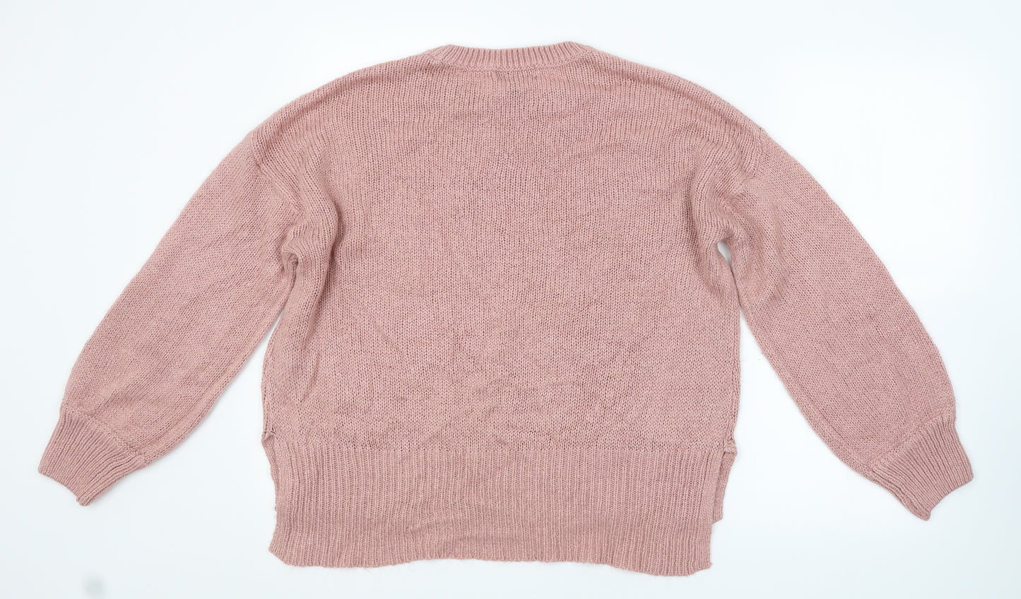 New Look Womens Pink   Pullover Jumper Size L