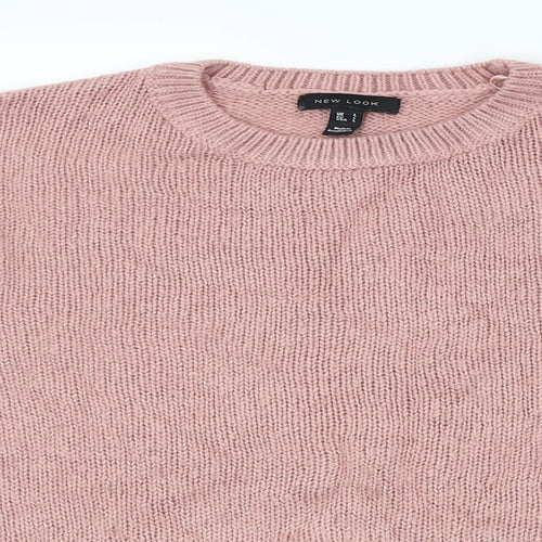 New Look Womens Pink   Pullover Jumper Size L