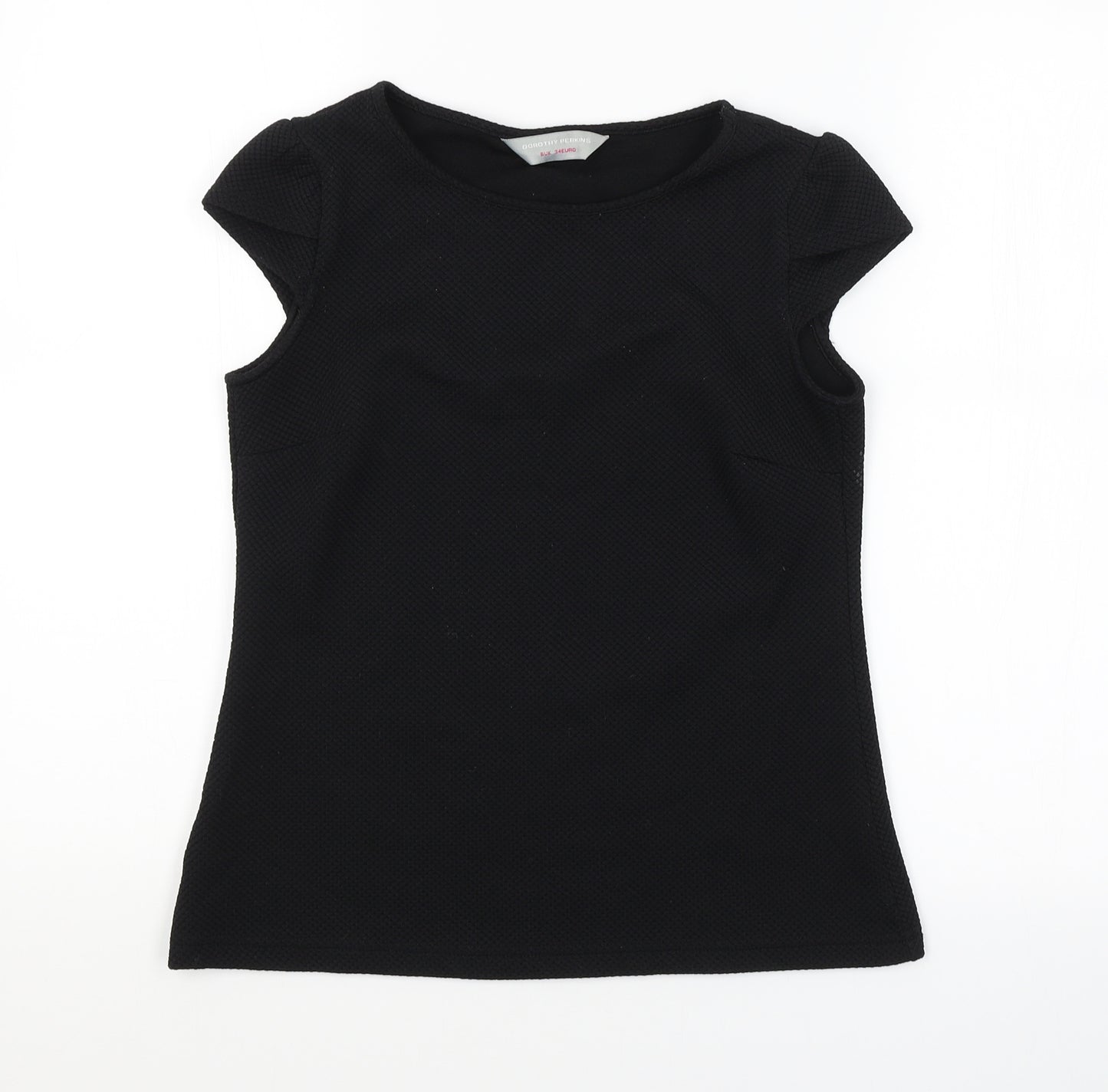 Dorothy Perkins Womens Black   Basic Blouse Size 6