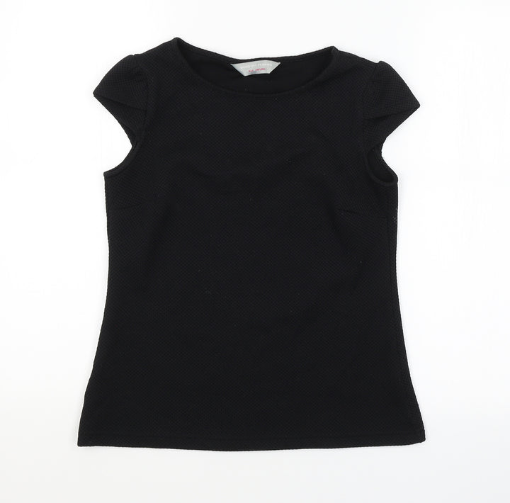 Dorothy Perkins Womens Black   Basic Blouse Size 6