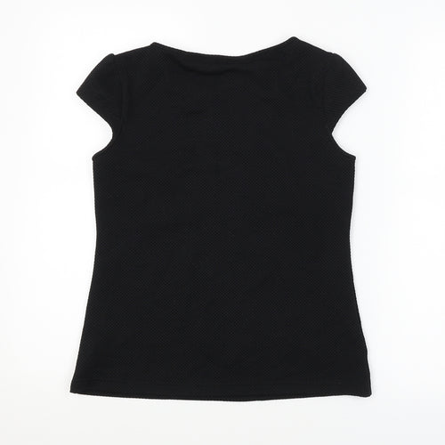 Dorothy Perkins Womens Black   Basic Blouse Size 6