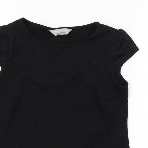 Dorothy Perkins Womens Black   Basic Blouse Size 6