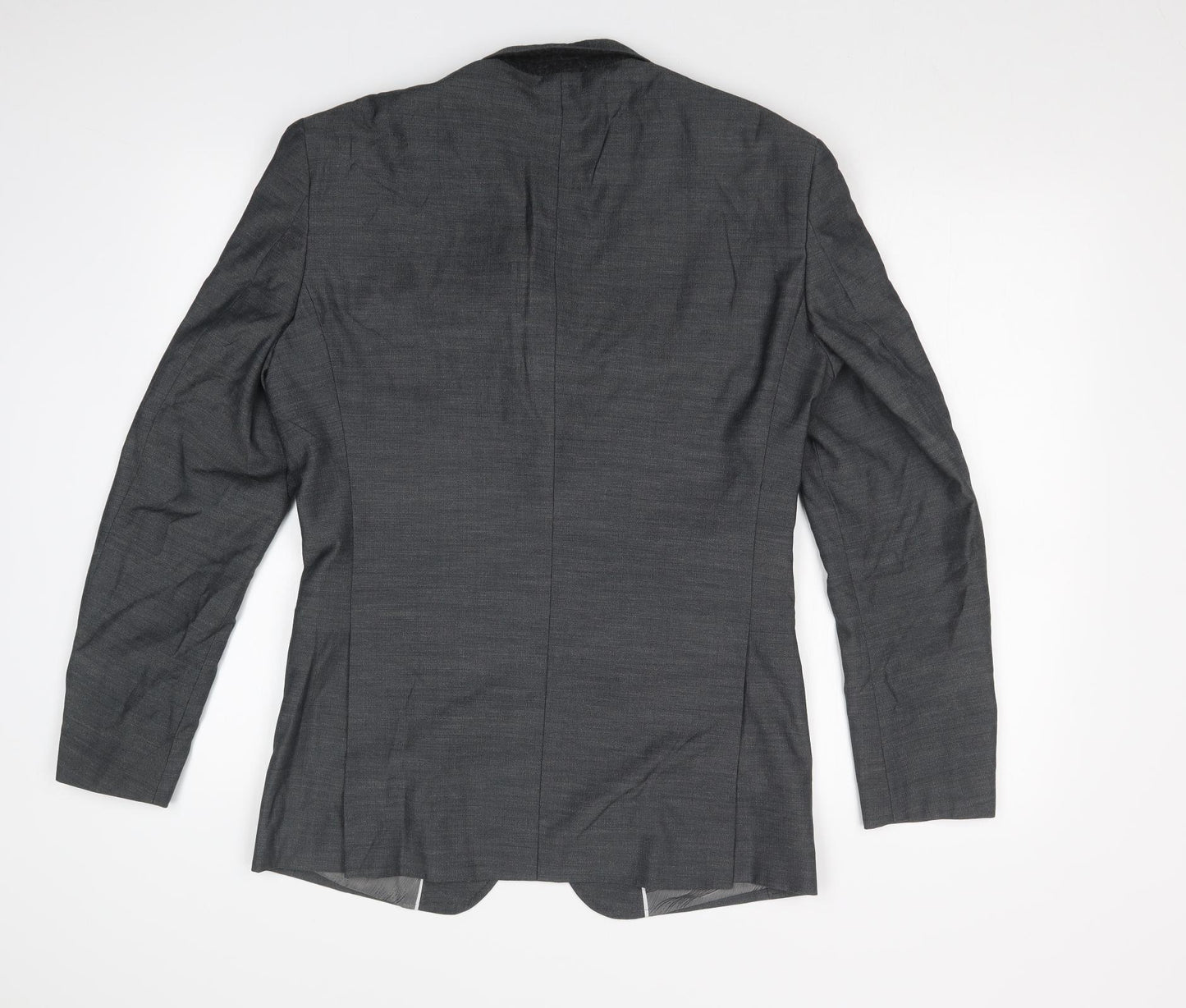 VOEUT Mens Grey   Jacket Suit Jacket Size 36
