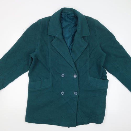 Preworn Womens Green   Overcoat Coat
