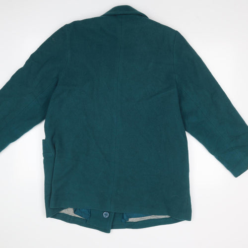 Preworn Womens Green   Overcoat Coat