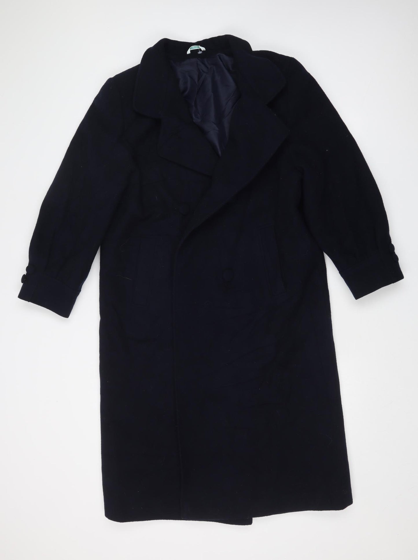 CANDA Womens Blue   Trench Coat Coat Size 10