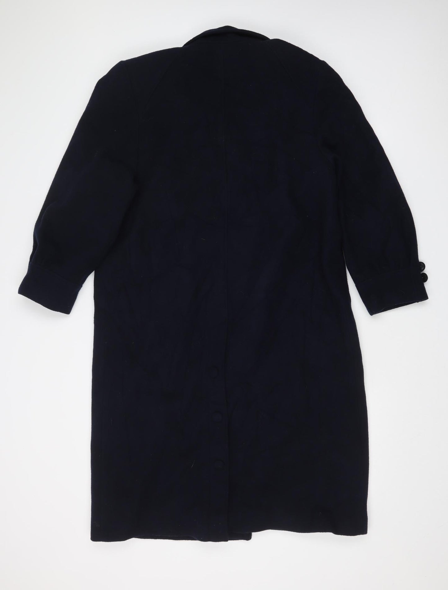 CANDA Womens Blue   Trench Coat Coat Size 10