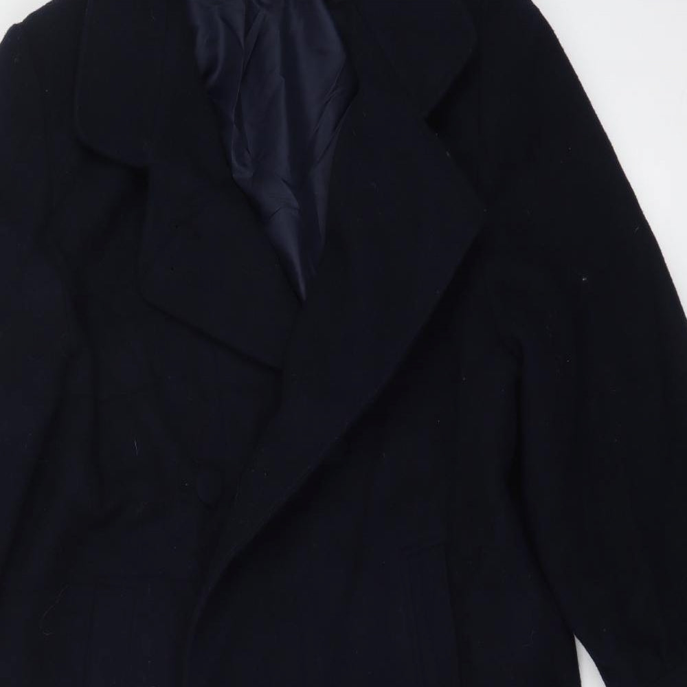 CANDA Womens Blue   Trench Coat Coat Size 10