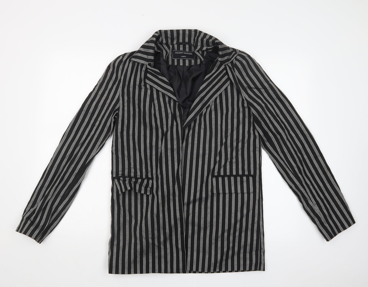 COVENT GARDEN Womens Multicoloured Striped  Jacket Blazer Size 12
