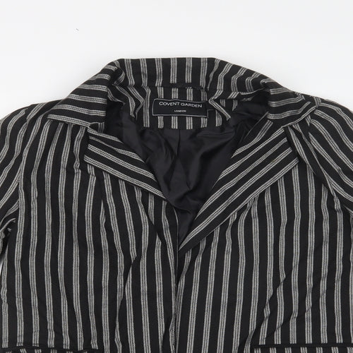 COVENT GARDEN Womens Multicoloured Striped  Jacket Blazer Size 12